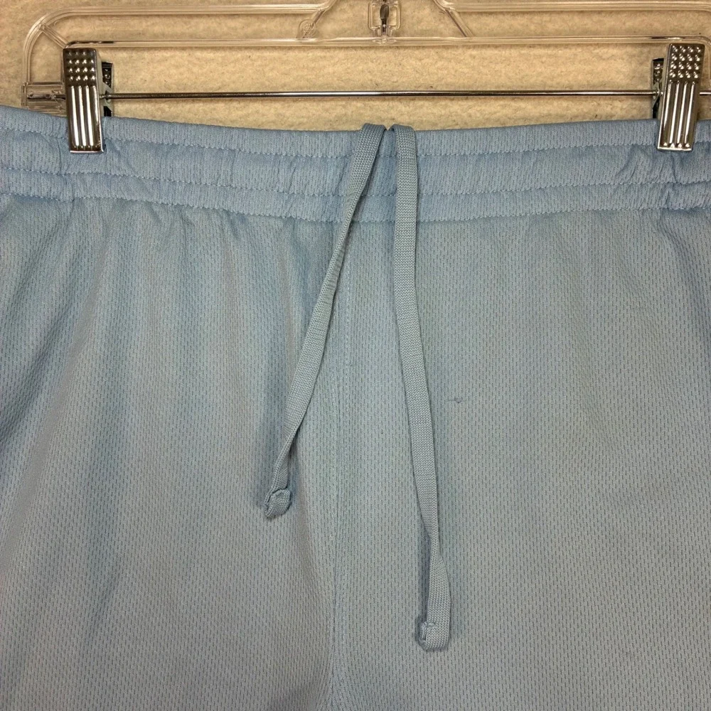 Y2K UNC Tarheels Baggy Basketball Shorts Men 2XL Blue Drawstring North Carolina